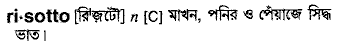 risotto
meaning in bengali