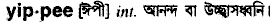 yippee
meaning in bengali