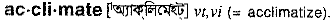 acclimate
meaning in bengali