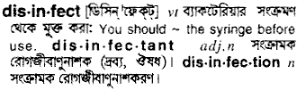 disinfect
meaning in bengali