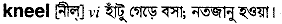 kneel
meaning in bengali